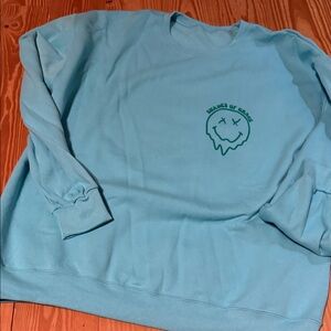 Blue women’s  sweatshirt